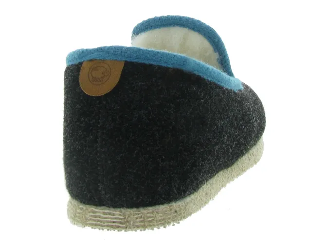 chaussons et pantoufles - - femme - Synthétique - Noir - Chausse mouton