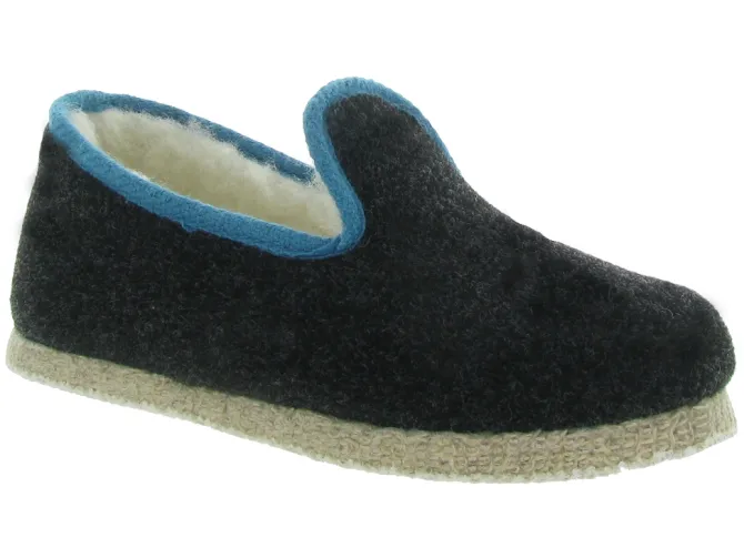 chaussons et pantoufles - - femme - Synthétique - Noir - Chausse mouton