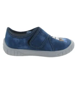 chaussons et pantoufles - - junior garcon - Toile - Bleu Marine - Superfit