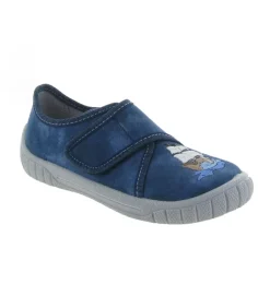 chaussons et pantoufles - - junior garcon - Toile - Bleu Marine - Superfit