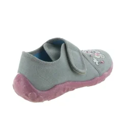 chaussons et pantoufles - - junior fille - Toile - Gris - Superfit