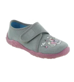 chaussons et pantoufles - - junior fille - Toile - Gris - Superfit
