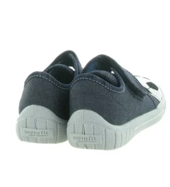 chaussons et pantoufles - - junior garcon - Toile - Anthracite - Superfit