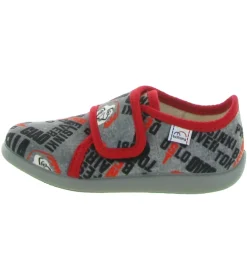 chaussons et pantoufles - - junior garcon - Cuir - Gris - Bellamy