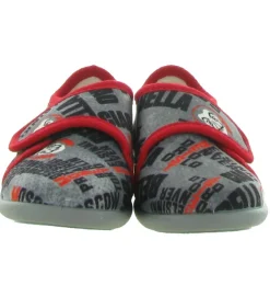 chaussons et pantoufles - - junior garcon - Cuir - Gris - Bellamy