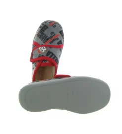 chaussons et pantoufles - - junior garcon - Cuir - Gris - Bellamy