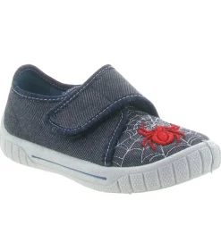 chaussons et pantoufles - - junior garcon - Toile - Gris - Superfit