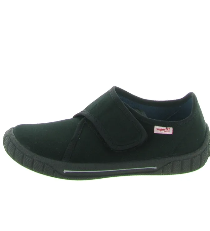 chaussons et pantoufles - - junior garcon - Toile - Noir - Superfit