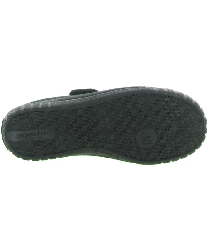 chaussons et pantoufles - - junior garcon - Toile - Noir - Superfit
