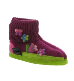 chaussons et pantoufles - - junior garcon - - Violet - Giesswein