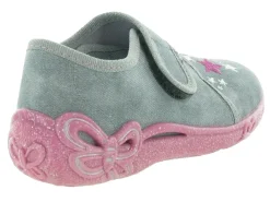 chaussons et pantoufles - - junior fille - Toile - Gris - Superfit