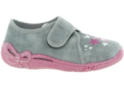 chaussons et pantoufles - - junior fille - Toile - Gris - Superfit