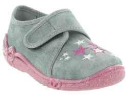 chaussons et pantoufles - - junior fille - Toile - Gris - Superfit