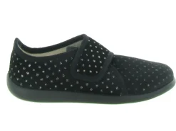 chaussons et pantoufles - - junior fille - Toile - Noir - Bellamy