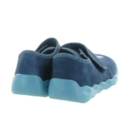 chaussons et pantoufles - - junior fille - Toile - Bleu - Superfit