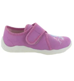 chaussons et pantoufles - - junior fille - Toile - Rose - Superfit