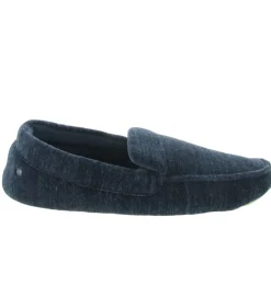 chaussons et pantoufles - Mocassins - homme - Toile - Bleu - Isotoner