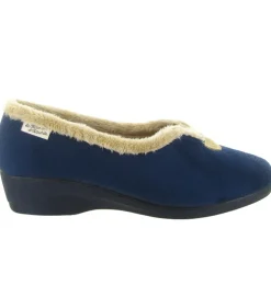 chaussons et pantoufles - Montant - femme - Synthétique - Bleu Marine - La maison de l espadrille
