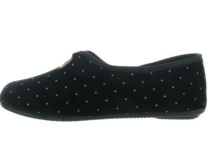 chaussons et pantoufles - Montant - femme - Synthétique - Noir - Maison armando