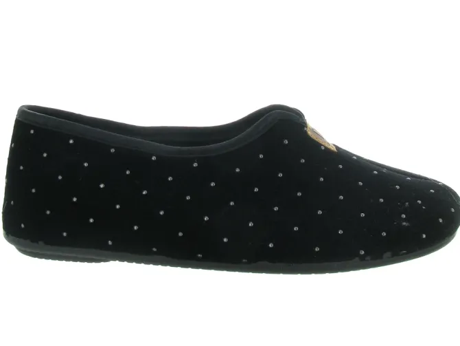 chaussons et pantoufles - Montant - femme - Synthétique - Noir - Maison armando