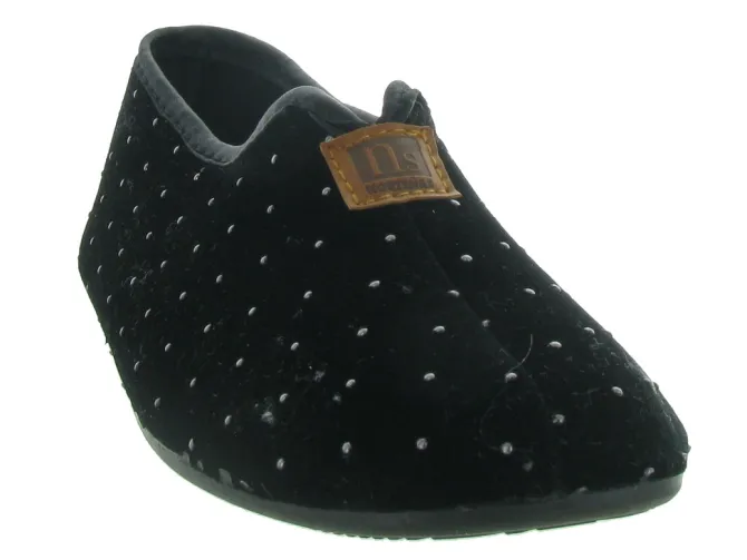 chaussons et pantoufles - Montant - femme - Synthétique - Noir - Maison armando