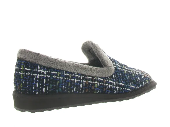 chaussons et pantoufles - Montant - femme - Synthétique - Bleu Marine - Nordikas