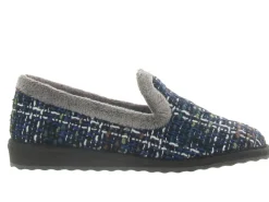 chaussons et pantoufles - Montant - femme - Synthétique - Bleu Marine - Nordikas