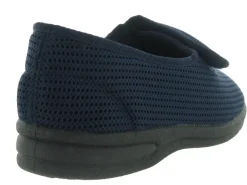 chaussons et pantoufles - Montant - homme - Toile - Bleu - Fargeot