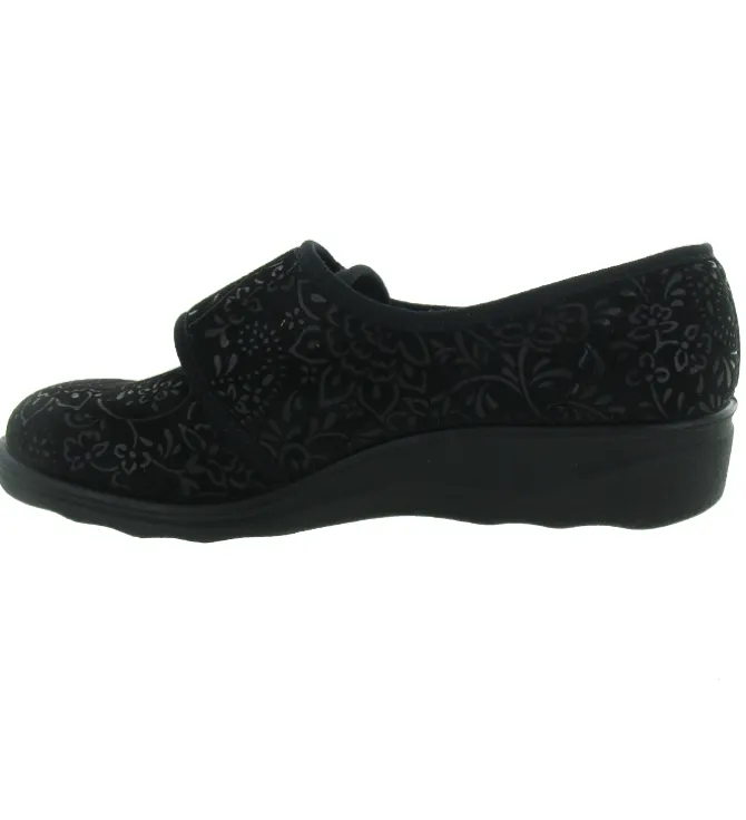 chaussons et pantoufles - Mules Sabots - femme - Toile - Noir - Westland