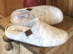 chaussons et pantoufles - Mules Sabots - femme - Synthétique - Gris - Maison armando