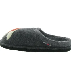chaussons et pantoufles - Mules Sabots - femme - Feutrine - Anthracite - Haflinger