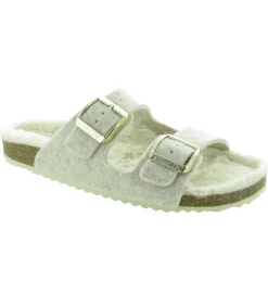 chaussons et pantoufles - Mules Sabots - femme - Synthétique - Beige - Geox