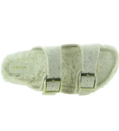 chaussons et pantoufles - Mules Sabots - femme - Synthétique - Beige - Geox
