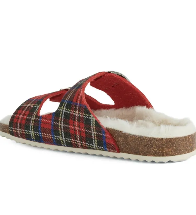 chaussons et pantoufles - Mules Sabots - femme - Synthétique - Rouge - Geox