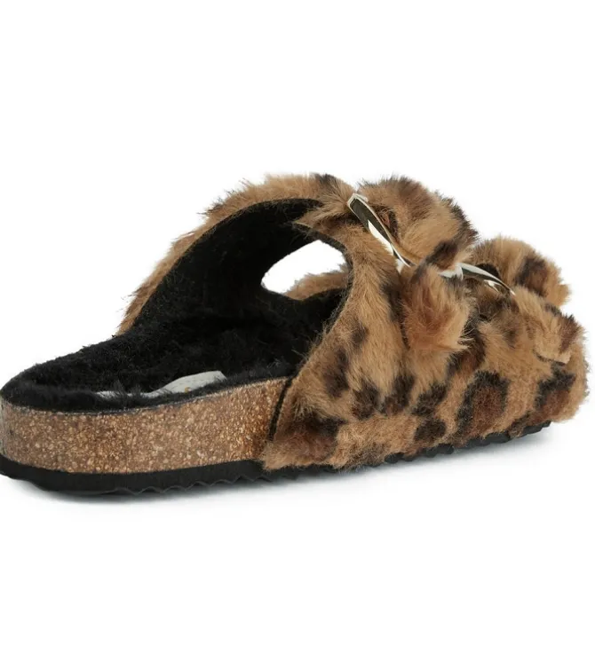 chaussons et pantoufles - Mules Sabots - femme - Synthétique - Léopard - Geox