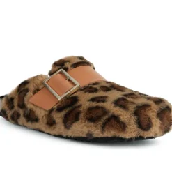 chaussons et pantoufles - Mules Sabots - femme - Synthétique - Léopard - Geox