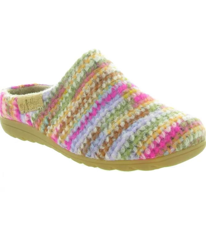 chaussons et pantoufles - Mules Sabots - femme - Toile - Multicolor - Westland