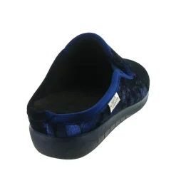 chaussons et pantoufles - Mules Sabots - femme - Synthétique - Bleu Marine - La maison de l espadrille