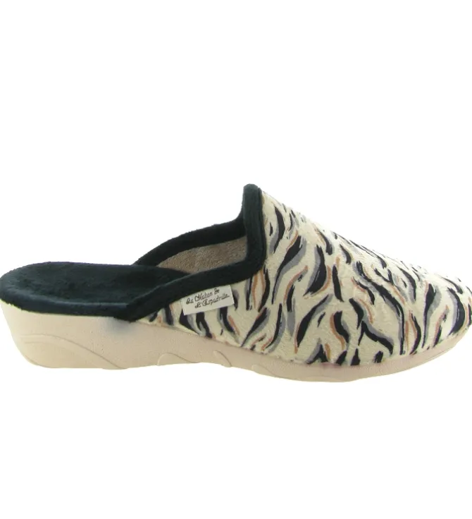 chaussons et pantoufles - Mules Sabots - femme - Synthétique - Noir - La maison de l espadrille