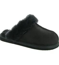 chaussons et pantoufles - Mules Sabots - femme - Nubuck - Noir - Shepherd of sweden ab