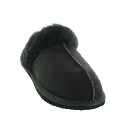chaussons et pantoufles - Mules Sabots - femme - Nubuck - Noir - Shepherd of sweden ab