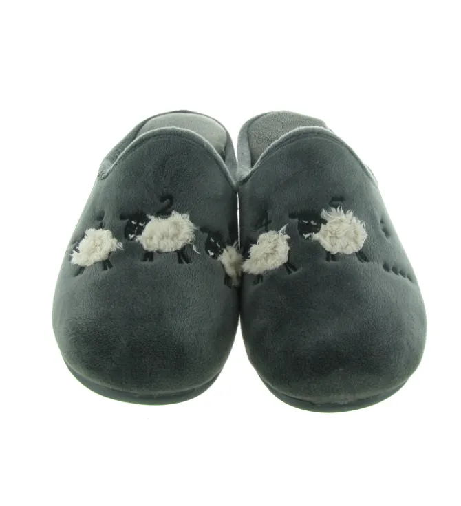 chaussons et pantoufles - Mules Sabots - femme - Synthétique - Gris - La maison de l espadrille