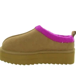 chaussons et pantoufles - Mules Sabots - femme - Nubuck - Chestnut - Colors of california