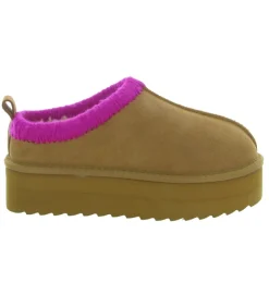chaussons et pantoufles - Mules Sabots - femme - Nubuck - Chestnut - Colors of california