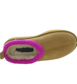 chaussons et pantoufles - Mules Sabots - femme - Nubuck - Chestnut - Colors of california