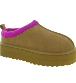 chaussons et pantoufles - Mules Sabots - femme - Nubuck - Chestnut - Colors of california