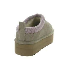 chaussons et pantoufles - Mules Sabots - femme - Nubuck - Taupe - Colors of california