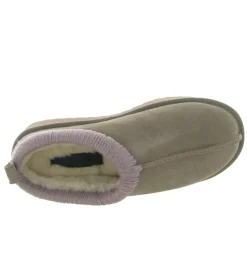 chaussons et pantoufles - Mules Sabots - femme - Nubuck - Taupe - Colors of california