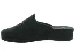 chaussons et pantoufles - Mules Sabots - femme - Toile - Noir - Semelflex