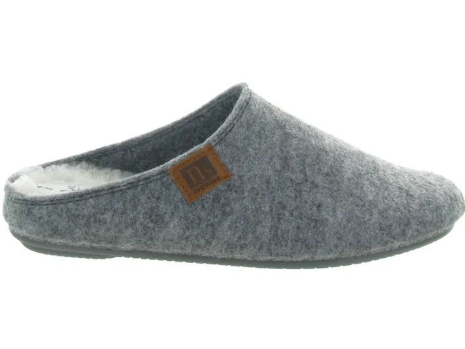 chaussons et pantoufles - Mules Sabots - femme - Synthétique - Gris - Maison armando